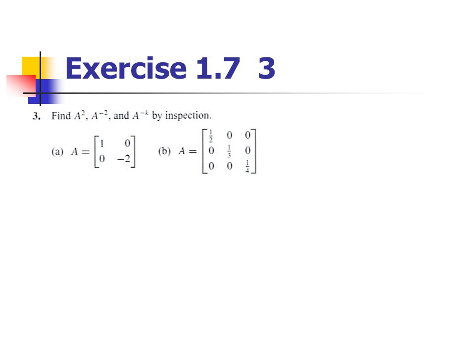 Exercise 1.7 3