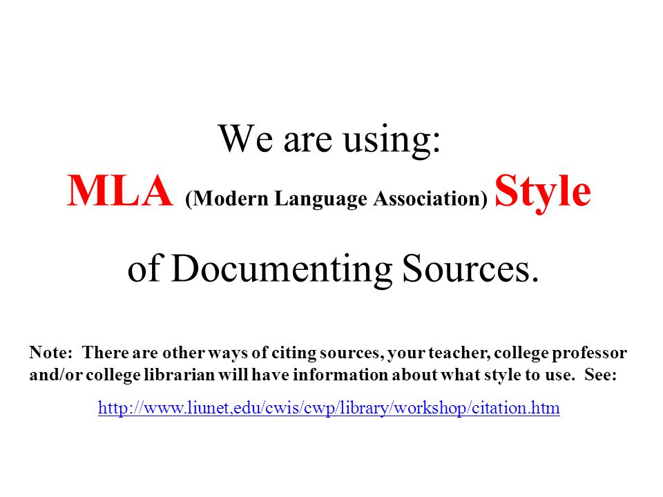mla format for college essay