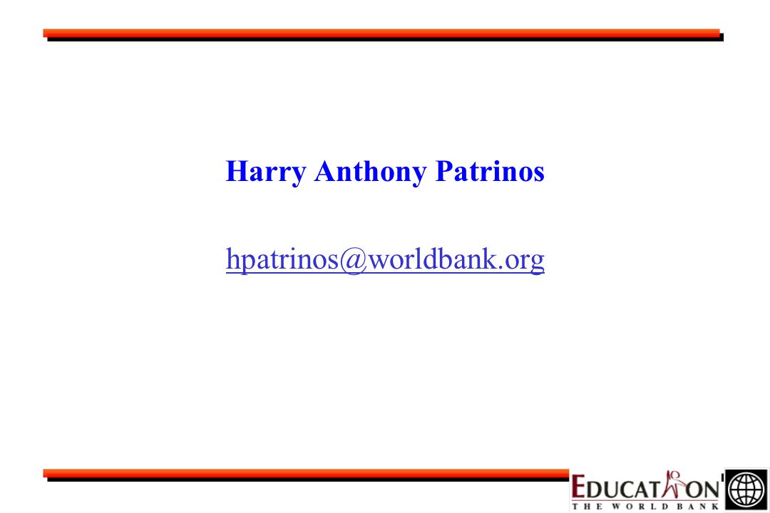 Harry Anthony Patrinos
