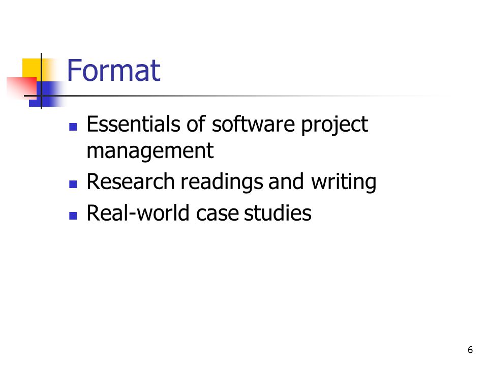 Case study examples software project management