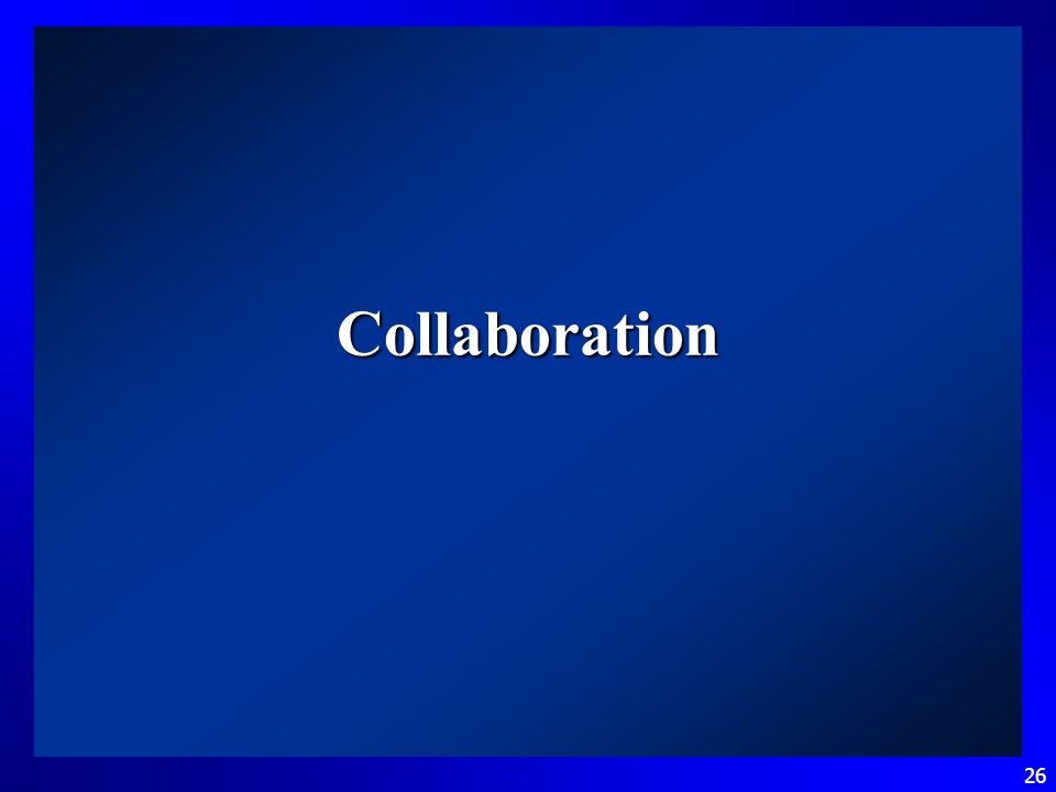 26 Collaboration
