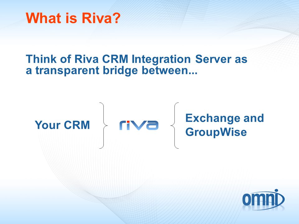 Exchange and GroupWise What is Riva.