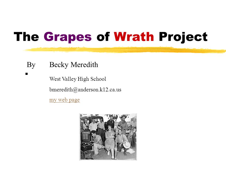 the grapes of wrath connections to the grapes of wrath connections to