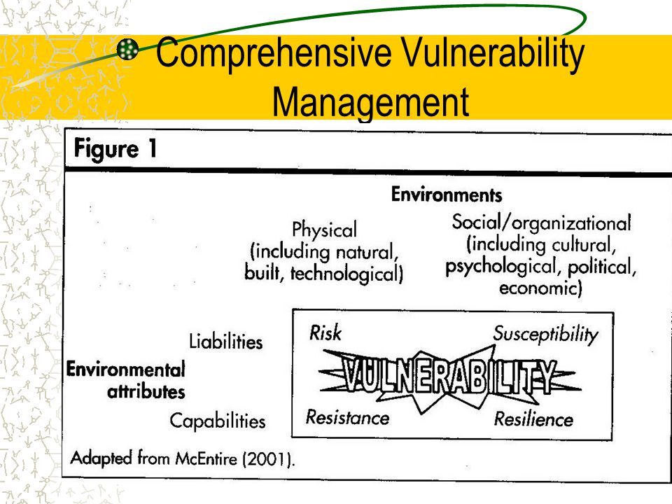 Comprehensive Vulnerability Management