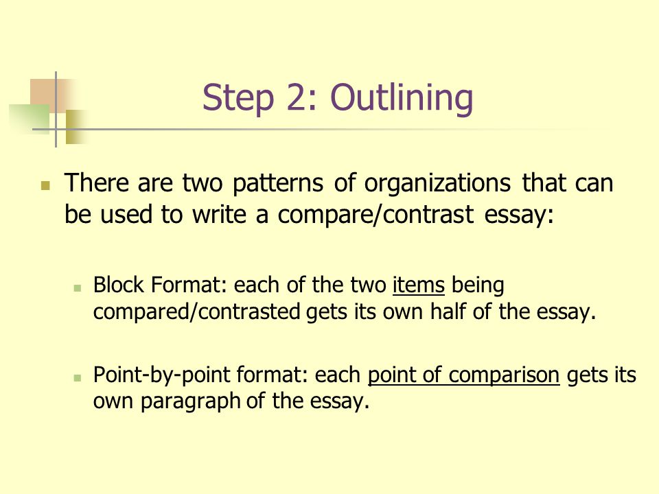 How To Write An Essay Compare And Contrast