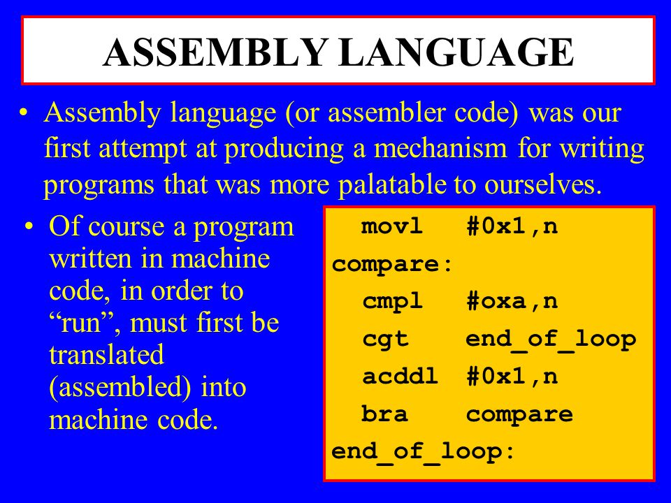 Writing machine code program