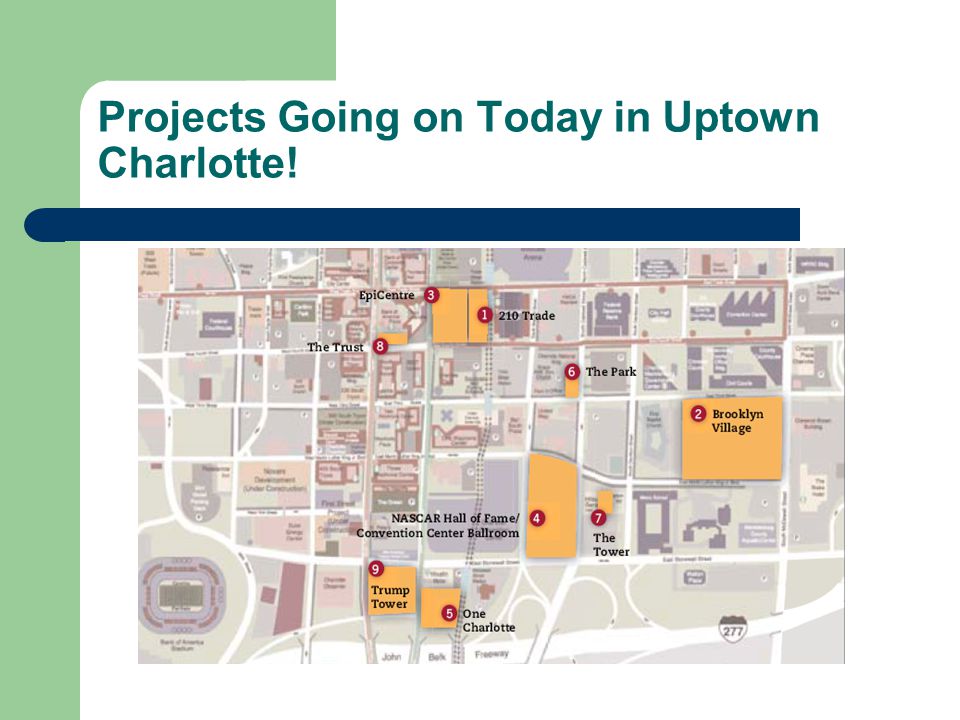 Projects Going on Today in Uptown Charlotte!