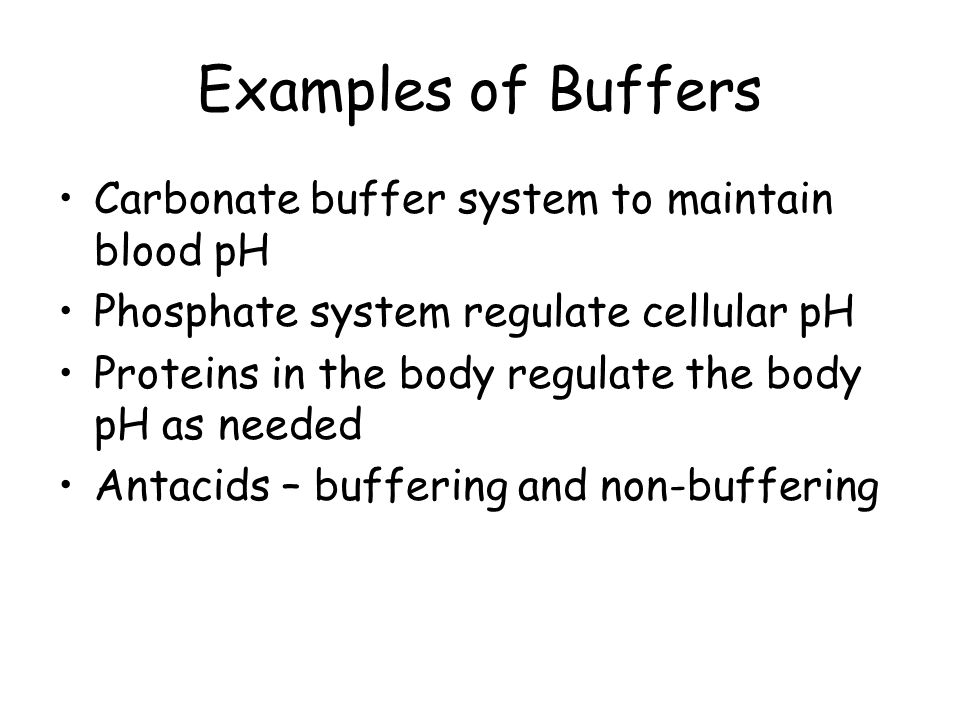 buffers examples