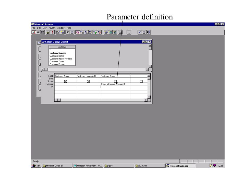 Parameter definition