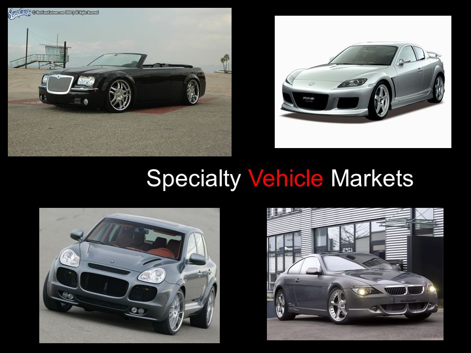 Specialty Vehicle Markets