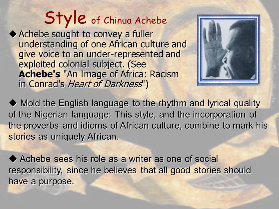Topic For English Essay Chinua Achebe Essay Heart Darkness In February Chinua Achebe Presented A Famous Lecture At E Business Essay also Example Of A Proposal Essay Chinua Achebe Essay Heart Darkness Homework Service Essay Term Paper