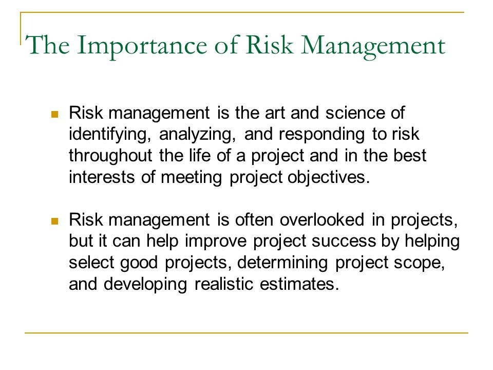 the importance of risk management in organizations Risk management is a proactive process of risk managementthe what, why, and how overview organizations today face a continuous barrage of requests to. the importance of risk management in organizations Risk management is a proactive process of risk managementthe what, why, and how overview organizations today face a continuous barrage of requests to.
