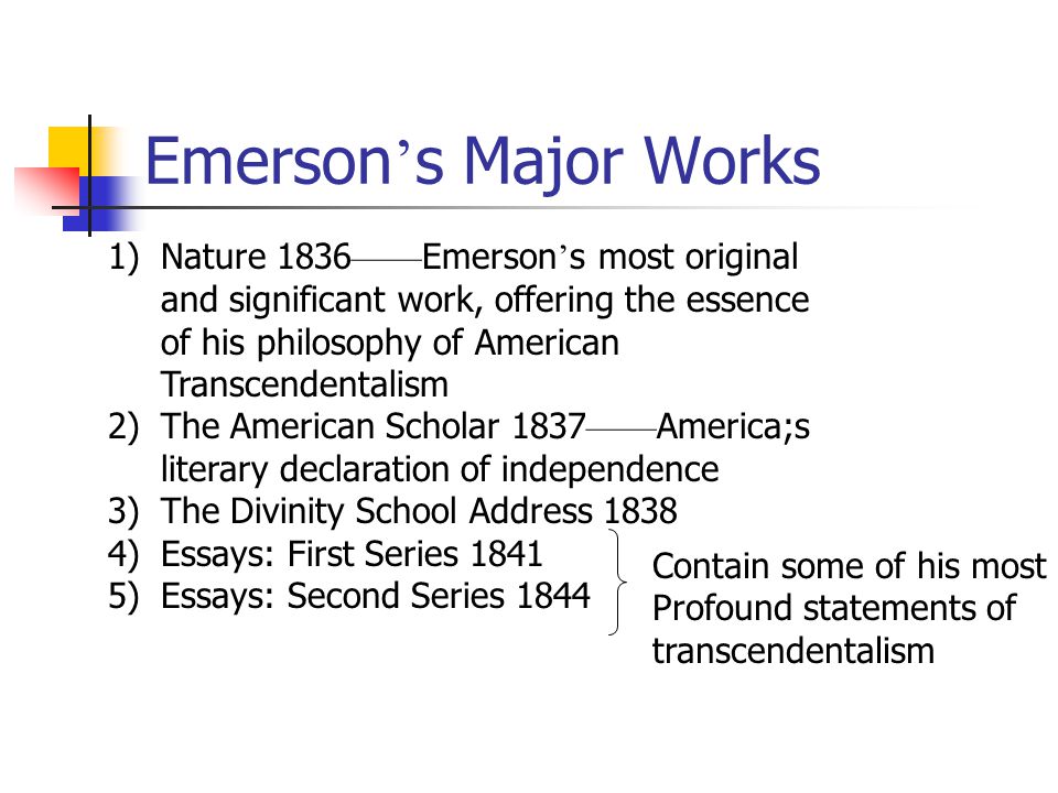 emerson and the american scholar essays emerson and the american scholar essays