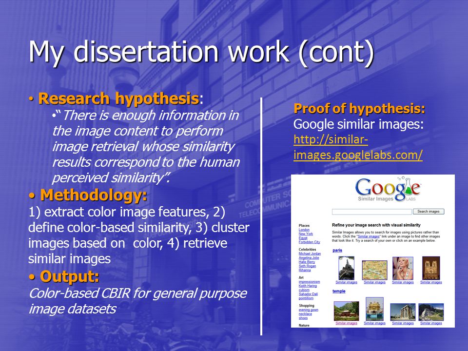 Define Dissertation Research