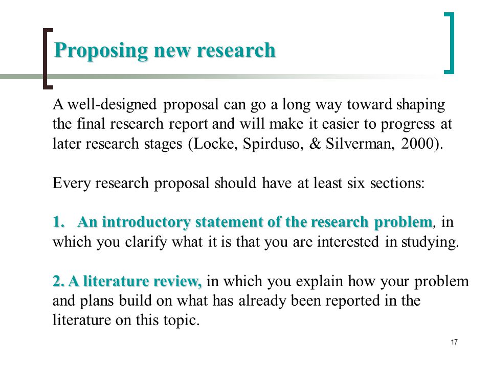 Research Proposal For Dissertation
