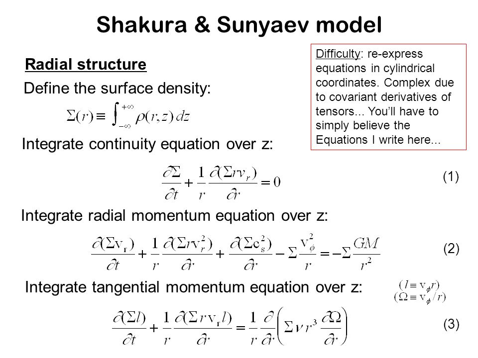 Momentum Equation In Cylindrical Coordinates Talkchannels Structure And Evolution Of Protoplanetary Disks Part I Accretion