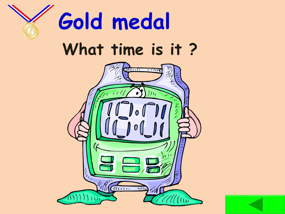 What time is it Silver medal