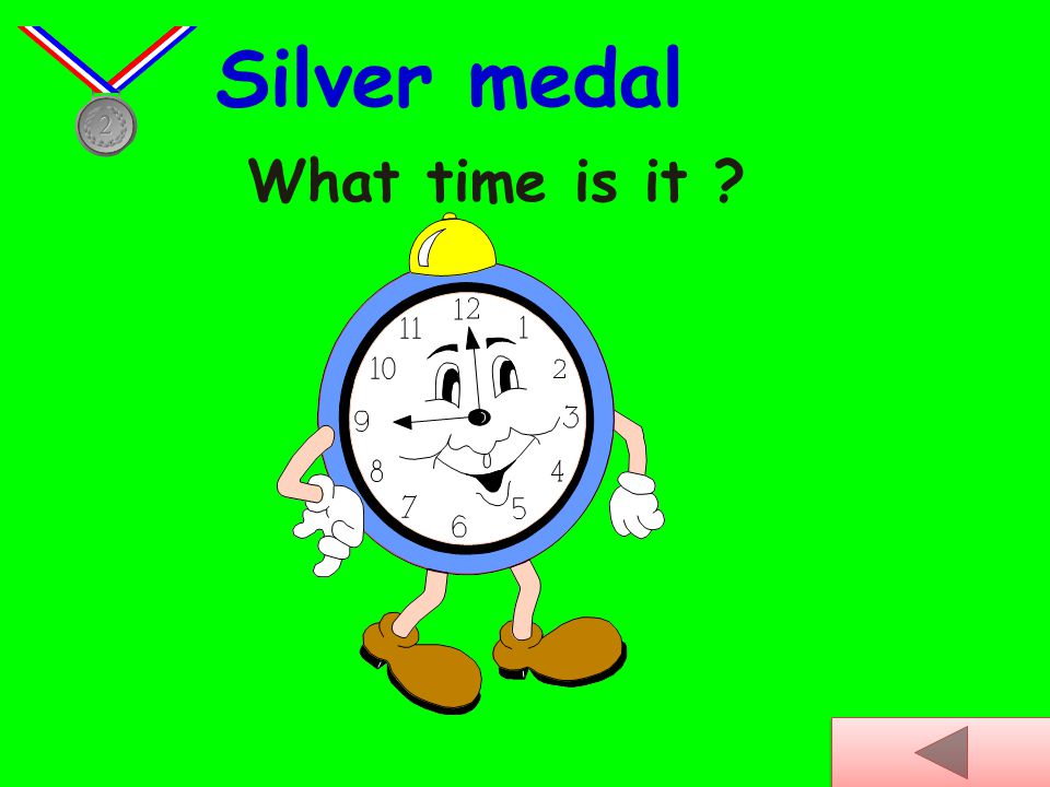 What time is it Bronze medal