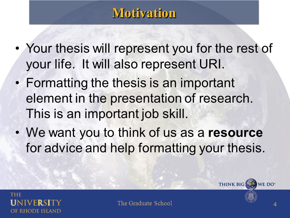 Dissertation Formats