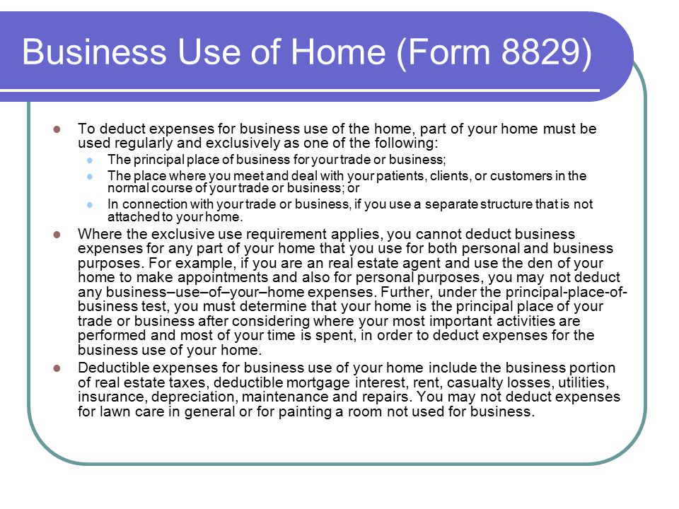 taxes for real estate agents strategic tax group steve eubanks ea irs form 8829