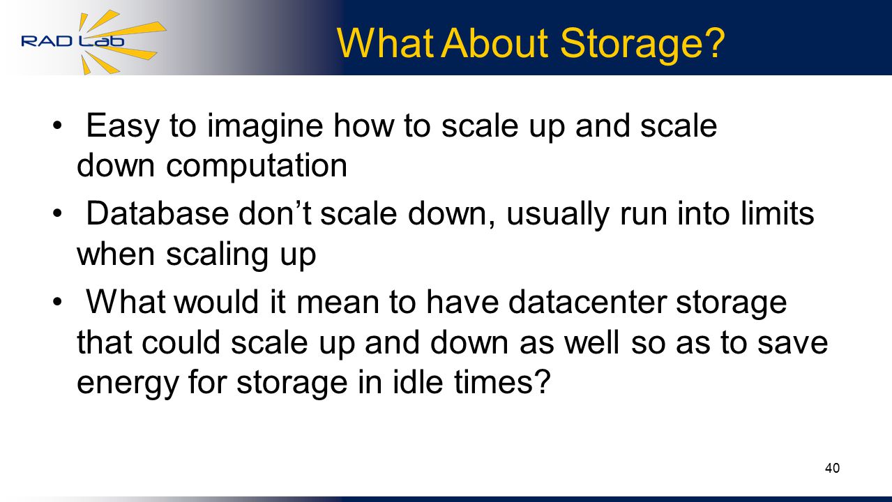 40 What About Storage.