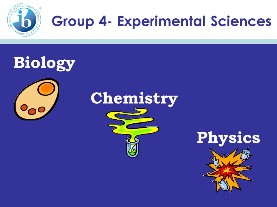 Group 4- Experimental Sciences Biology Chemistry Physics