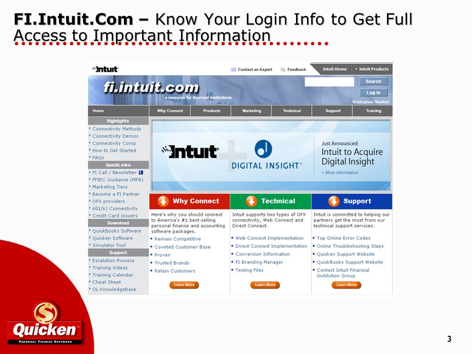 3 FI.Intuit.Com – Know Your Login Info to Get Full Access to Important Information