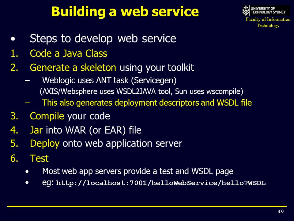 Web services resume axis jax ws