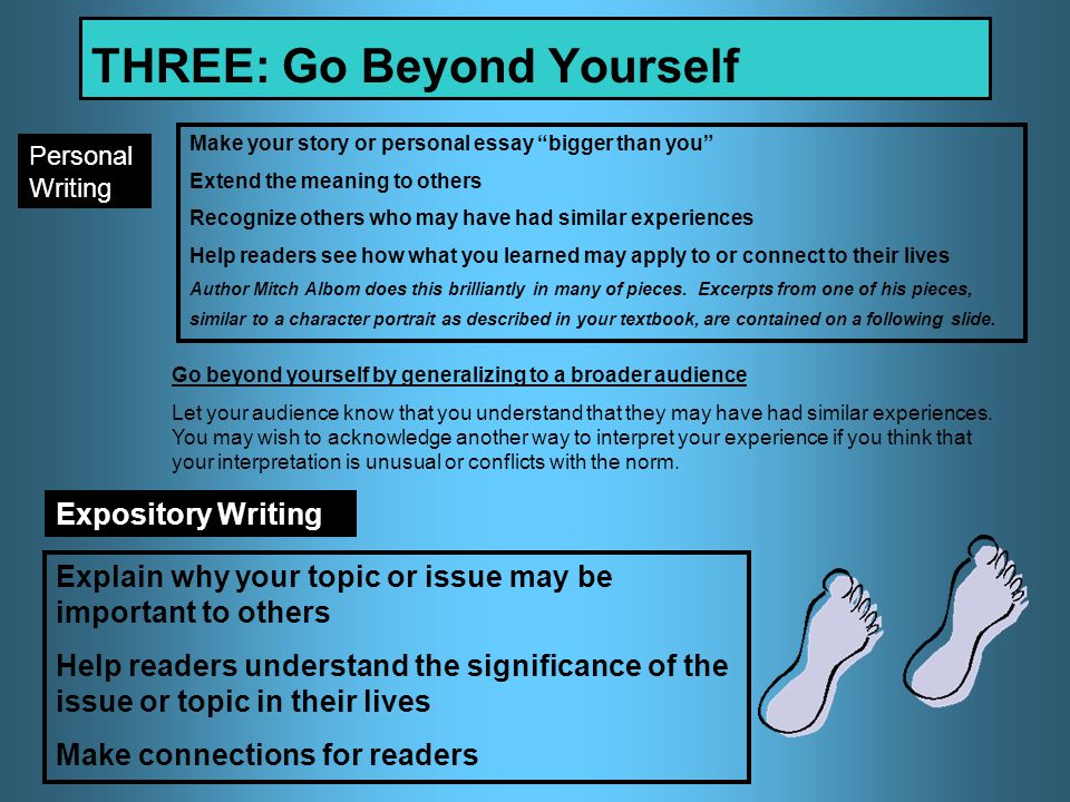 Personal Experiences Essay