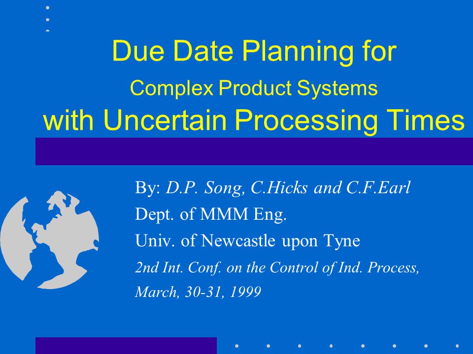 due date planner