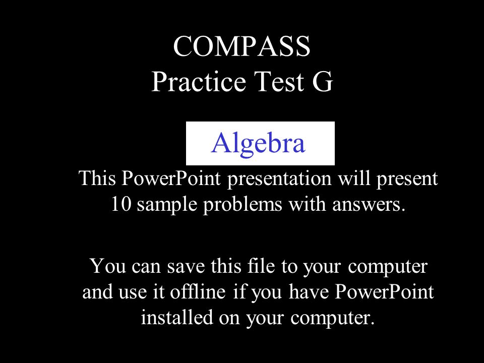 compass powerpoint