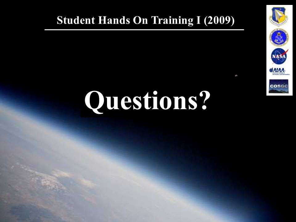 Student Hands On Training I (2009) Questions