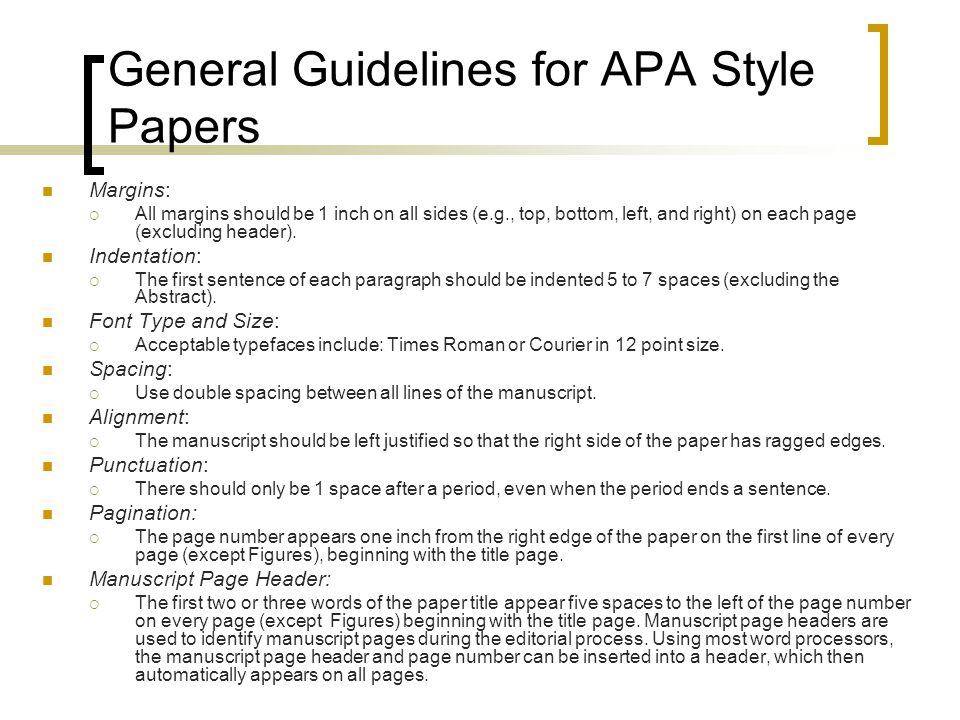 Apa style essay headings