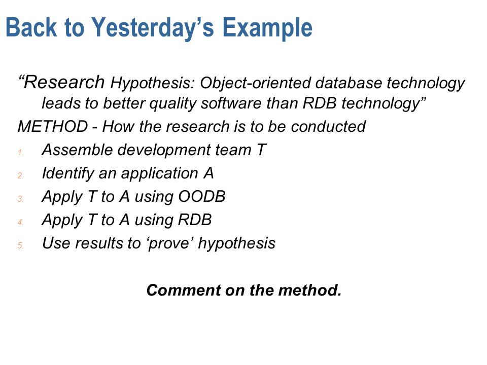 Research Proposal Hypothesis Example