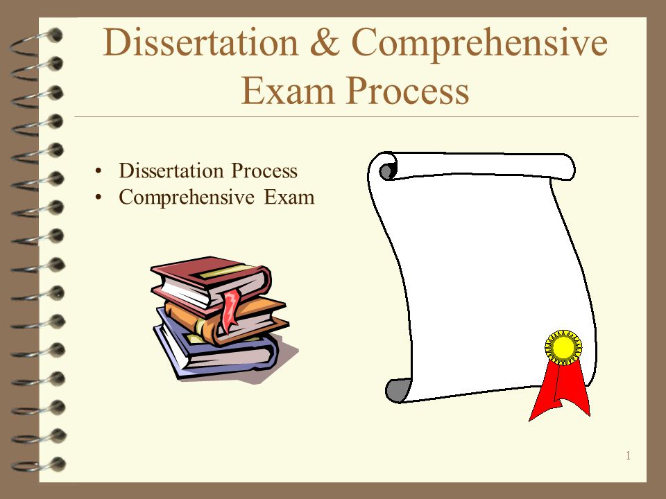 Comprehensive Exam And Dissertation Services Or