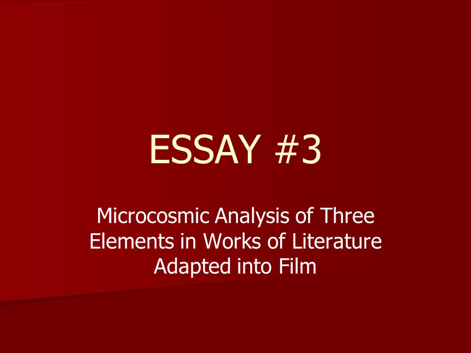elements of an essay format elements of an essay format