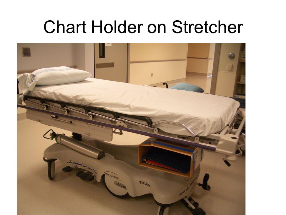 Chart Holder on Stretcher