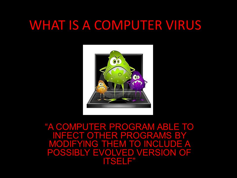 WHAT IS A COMPUTER VIRUS.