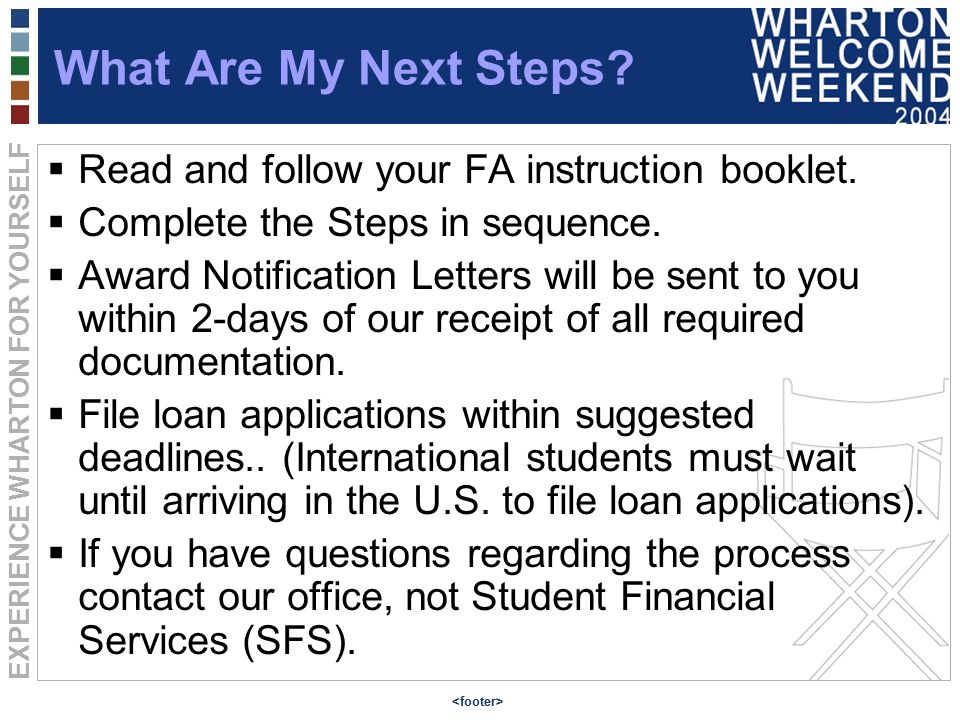 next steps and required documents for next steps and required documents for