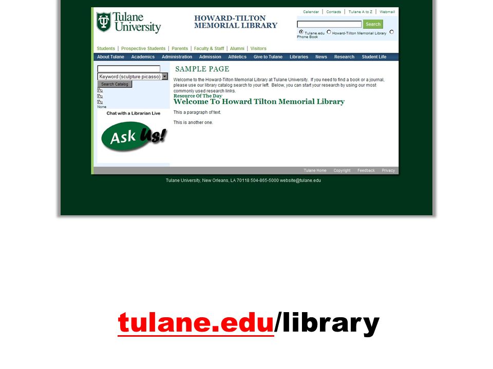 tulane.edu/library