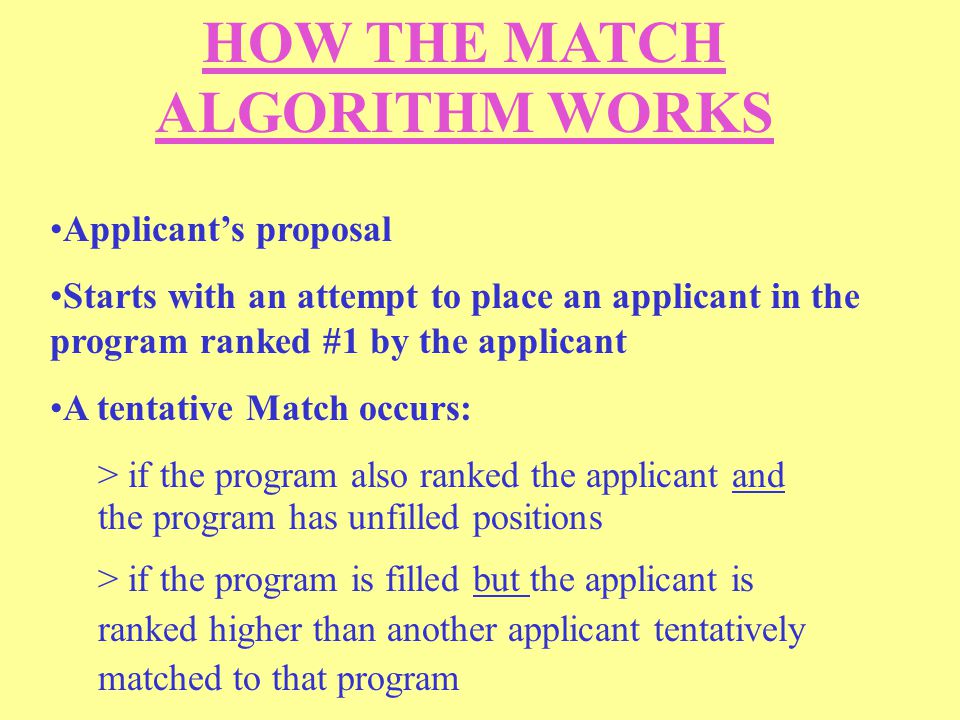 2009 match information about rank order lists and nrmp policy how the match works