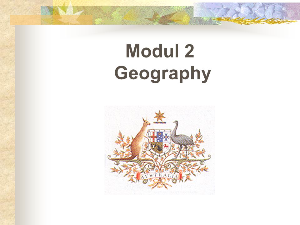 Modul 2 Geography