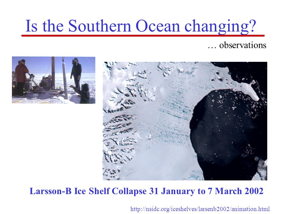 Is the Southern Ocean changing.