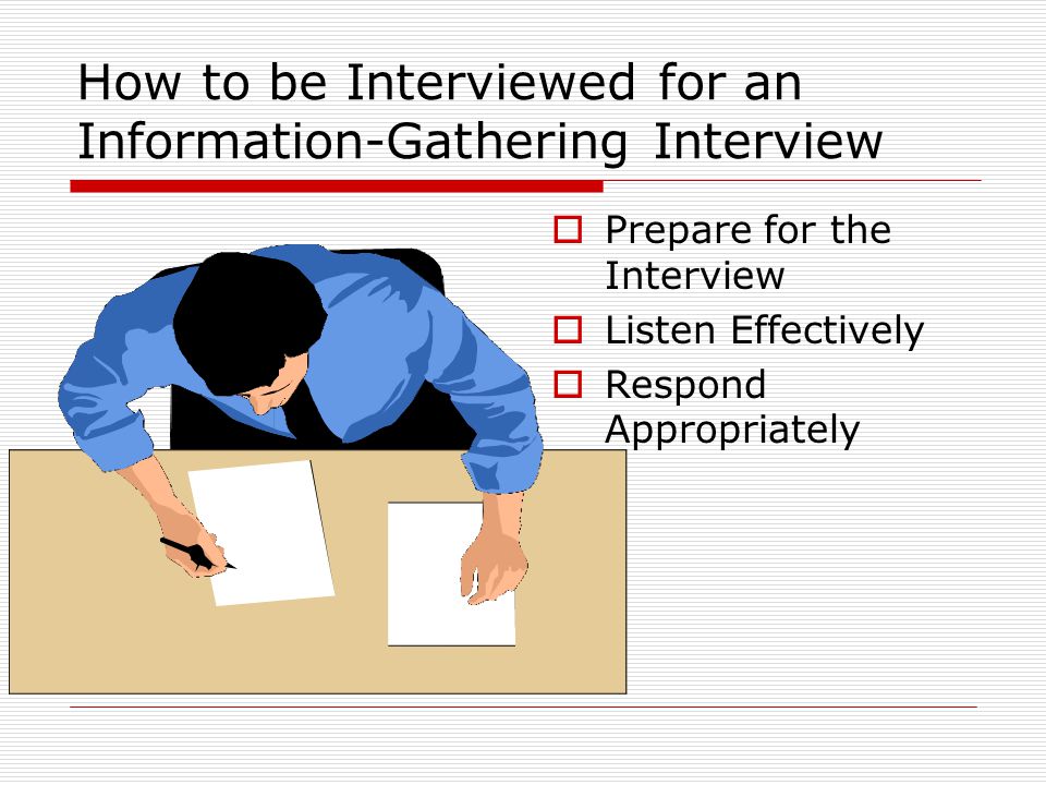 how to be interviewed