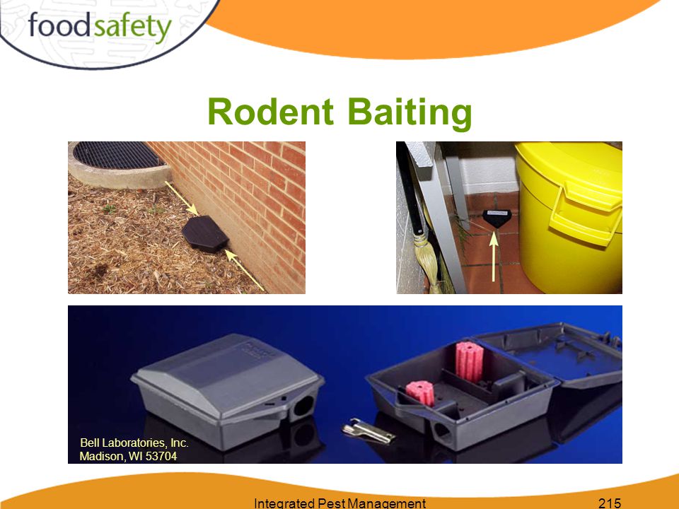 Integrated Pest Management215 Rodent Baiting Bell Laboratories, Inc. Madison, WI 53704