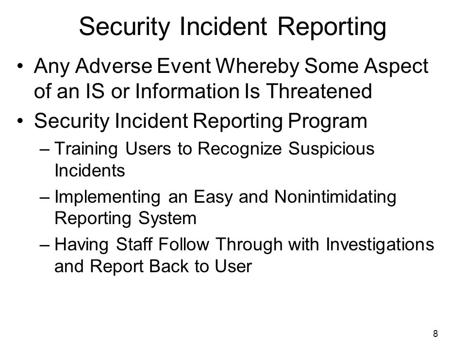 tel382 greene chapter 6 2 outline introduction first contact suspicious incident report