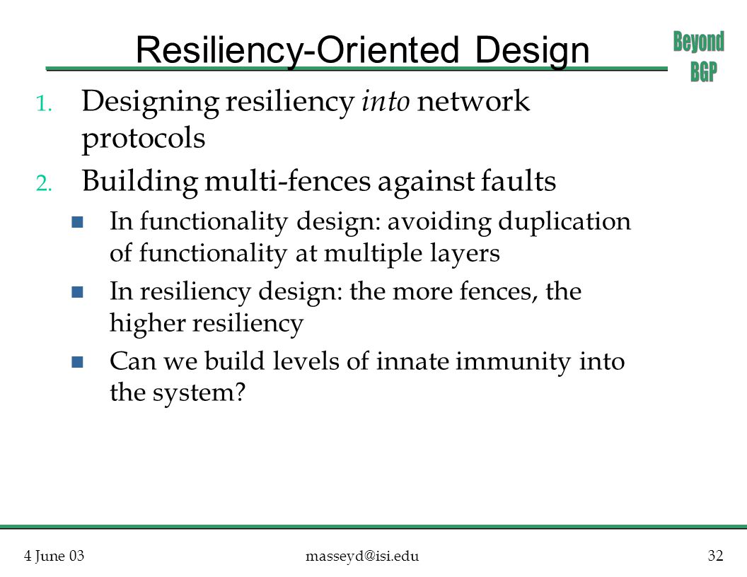 4 June Resiliency-Oriented Design 1.