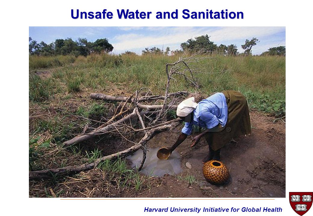 Harvard University Initiative for Global Health Unsafe Water and Sanitation