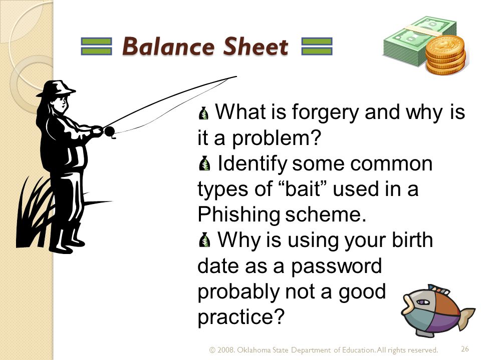 Balance Sheet Balance Sheet What is forgery and why is it a problem.