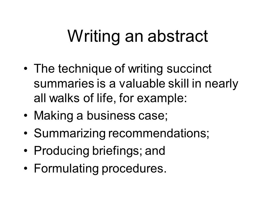 writing an abstract for an english paper writing an abstract for an english paper